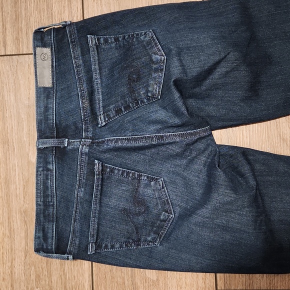 AG The Legging Ankle Contour 360 Super Skinny Dark Wash Denim Jeans 24 - Picture 9 of 10